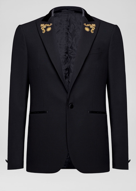 Versace Greca Embroidered Blazer Herr - 974035BHD